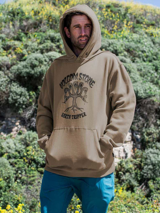 Watanite Sweatshirt mit Kapuze Teak