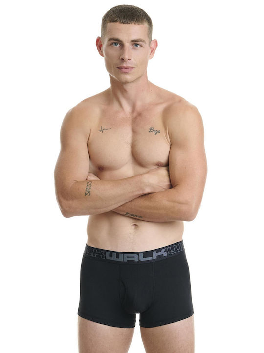 Walk Men's Boxers 2Pack Black