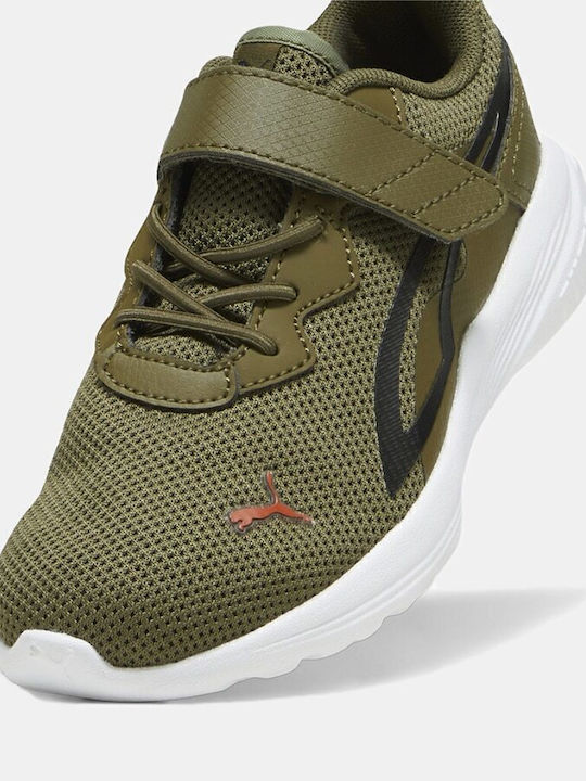 All-Day Active Παιδικά Sneakers High με Σκρατς Χακί 387387-13