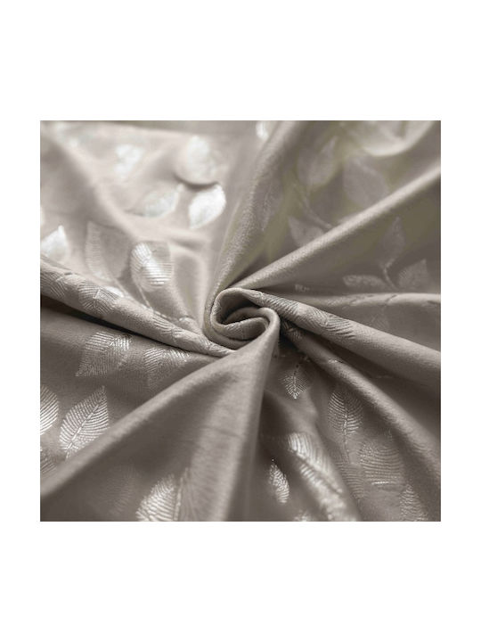SpitiBazaar Perdea Cu Capse Maro 260x275 Cm