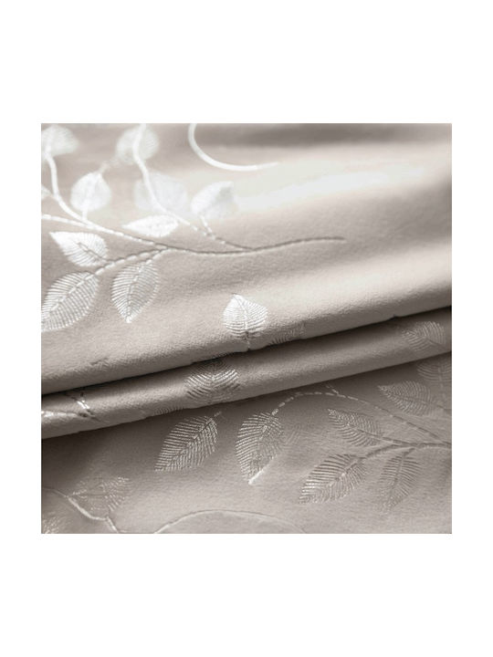 SpitiBazaar Perdea Cu Capse Maro 260x275 Cm
