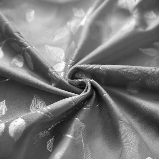 SpitiBazaar Κουρτίνα με Τρουκς Γκρι 260x275εκ.
