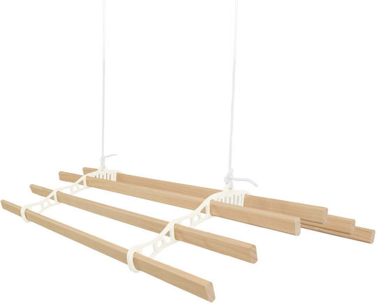 Clothing Airer Ceiling Pulley Ivory 1.8m Clothing Airer Ceiling Pulley Ivory 1.8m