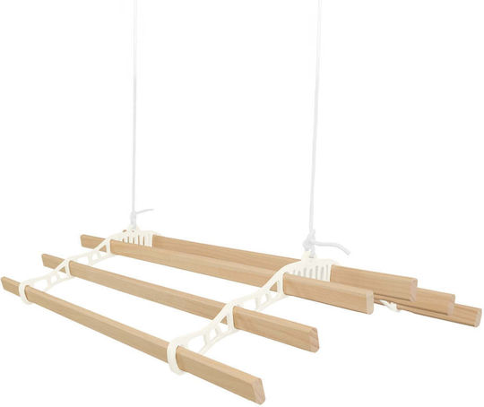 Clothing Airer Ceiling Pulley Ivory 1.2m Clothing Airer Ceiling Pulley Ivory 1.2m