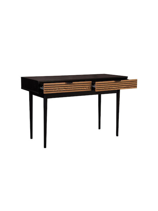 Brooklyn Wooden Console Table Black-natural L100xW35xH80cm
