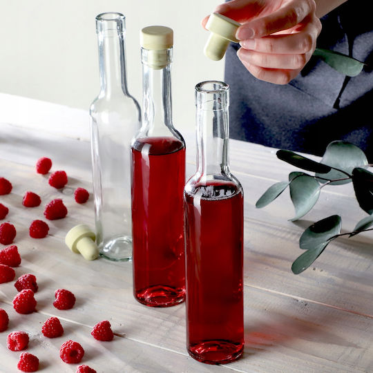Kadax 12x 250ml Flaschen Liköre Korken Fi17