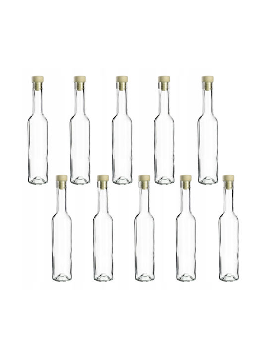 Kadax 12x 250ml Bottles Liquors Cork Fi17