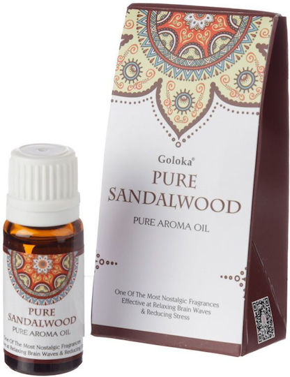 Αρωματικό Έλαιο Σανδαλόξυλο Goloka Sandalwood Fragrance Oil 10ml