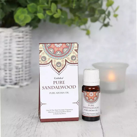 Αρωματικό Έλαιο Σανδαλόξυλο Goloka Sandalwood Fragrance Oil 10ml