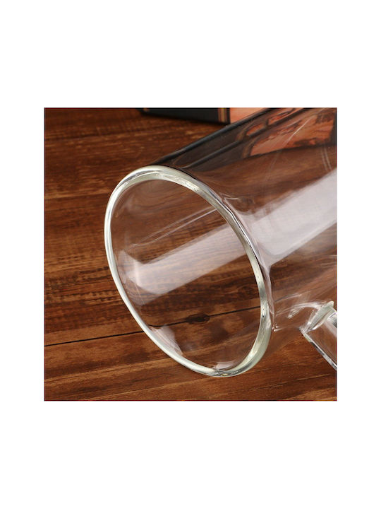 Set 6 Double-walled Glasses Quasar Co. Heat-resistant Glass Transparent 350 Ml