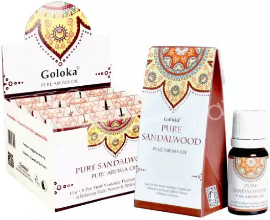 Αρωματικό Έλαιο Σανδαλόξυλο Goloka Sandalwood Fragrance Oil 10ml