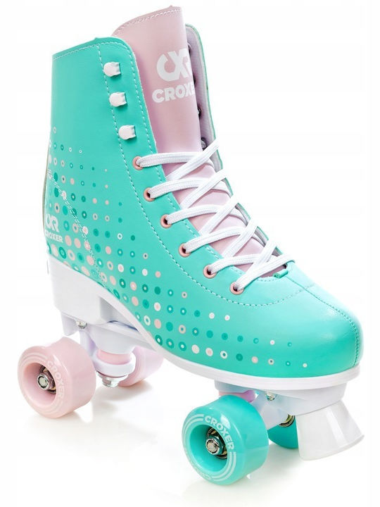 Adjustable Croxer Eysa Roller Skates Turquoise Pink L 39-42