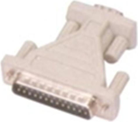 Tele Μετατροπέας DIN male σε DIN female Λευκό 1τμχ AA-025