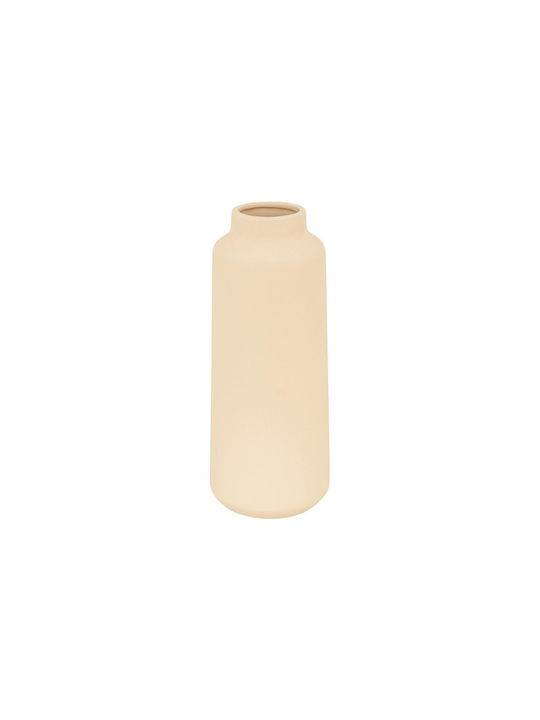 Atmosphera Decorative Vase Beige 12x12x30cm