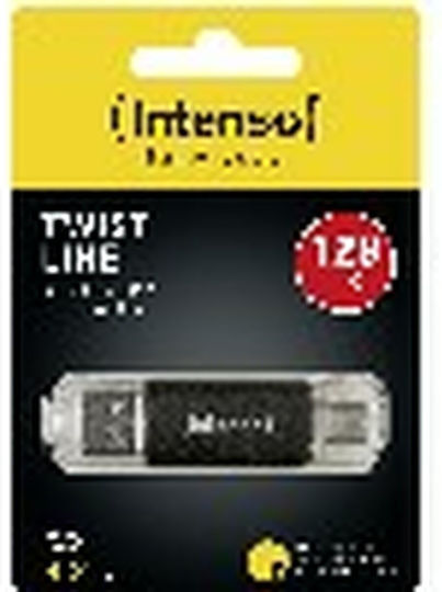 Intenso Twist Line 128GB USB 2.0 Stick Gray