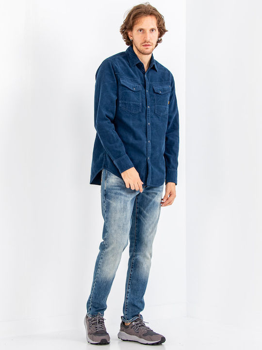 G-Star Raw Cotton Shirt Blue