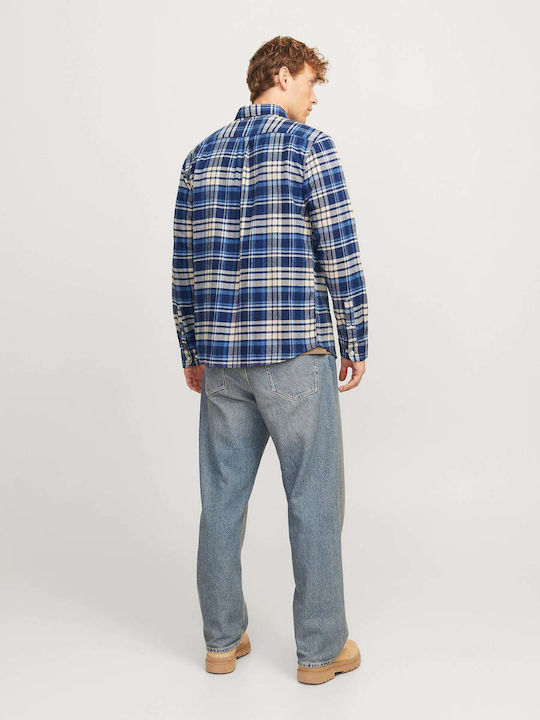 Jack & Jones Flannel Shirt Blue