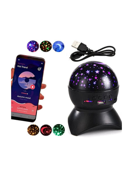 Lumini LED Lampă de proiecție pentru copii Negru 13x11cm