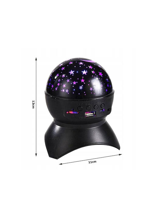 Lumini LED Lampă de proiecție pentru copii Negru 13x11cm