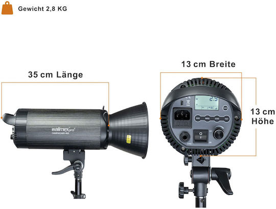 Walimex Campaigner 400 HS Set Double Kit Φωτισμού για Studio