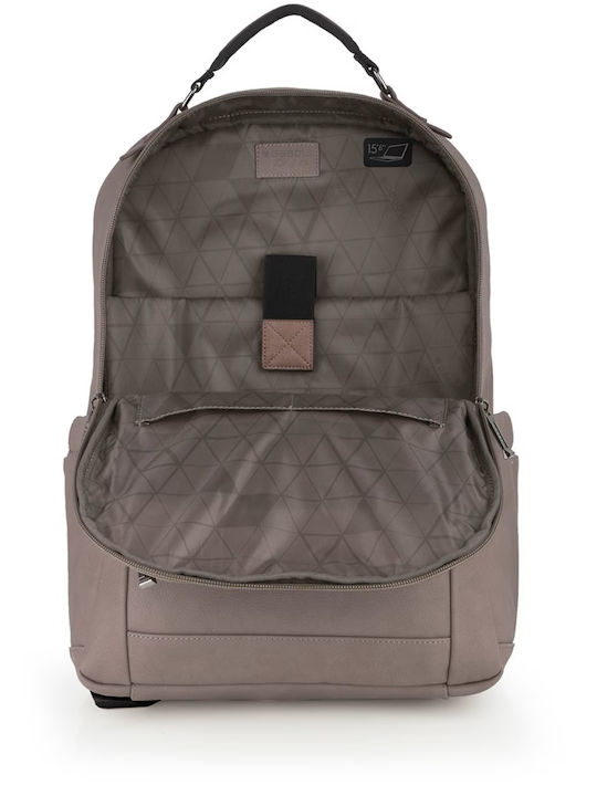 Gabol Backpack for Laptop 15.6 Inches in Beige Color