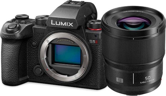 Panasonic Lumix S5 II Mirrorless Camera Kit (Lumix S 50mm F/1.8) Black