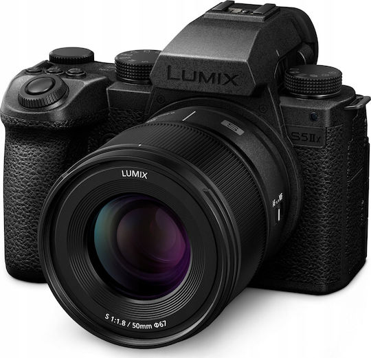 Panasonic Lumix S5 II X Mirrorless Camera Kit (Lumix S 50mm F/1.8) Black