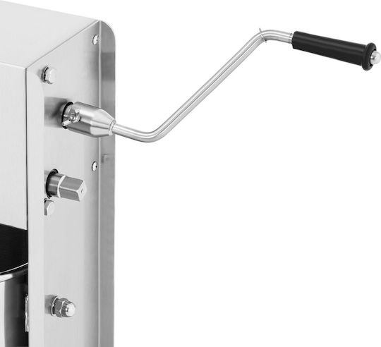 Vertical Manual Sausage Stuffer Filler Injector 15 L + 4 Funnels