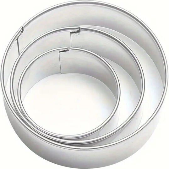 Sidirela Ring Round Metallic E-4237