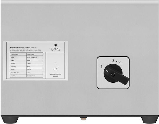 Professionelle Fleischwolfmaschine 140 kg/h 230V Royal Catering RCFW 140-850ECO