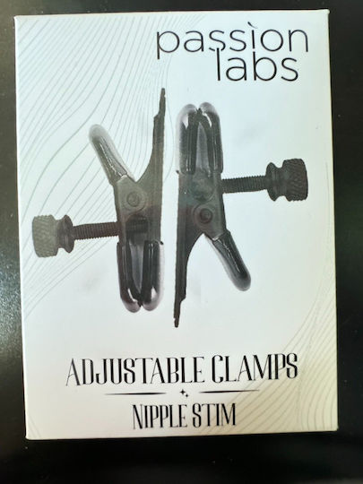 Passion Labs Σφιγκτήρες Θηλών σε Μαύρο Χρώμα