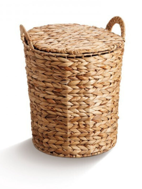 JK Home Decoration Σετ Διακοσμητικά Καλάθια Μπαμπού Καφέ 3τμχ
