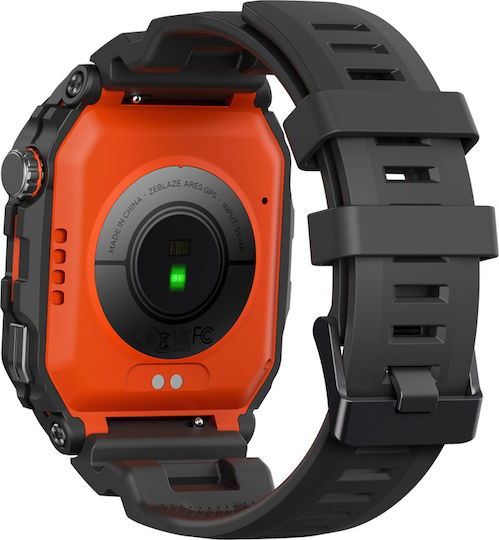 Zeblaze Ares GPS 47mm Smartwatch with Heart Rate Monitor (Black - M/L)