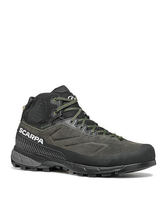 Scarpa Ανδρικά Ορειβατικά Μποτάκια Αδιάβροχα με Μεμβράνη Gore-Tex Γκρι