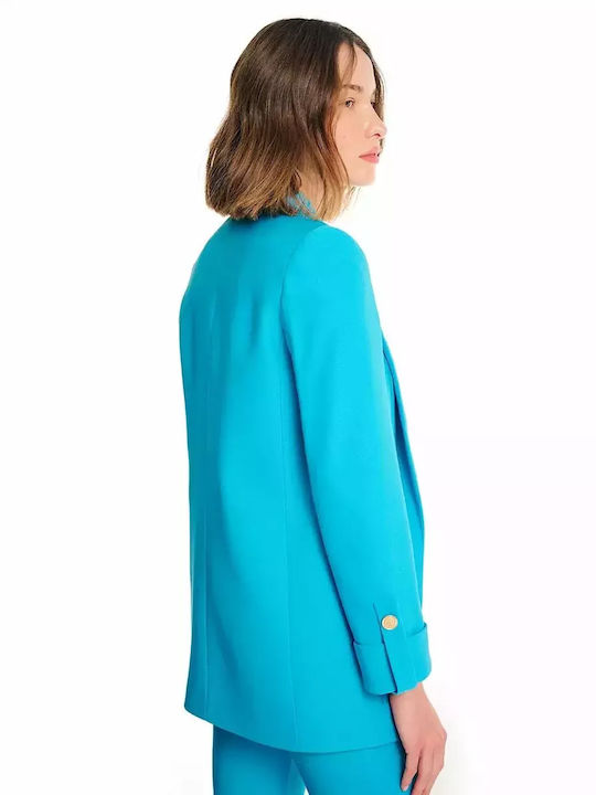 Forel Damen Blazer Cyan