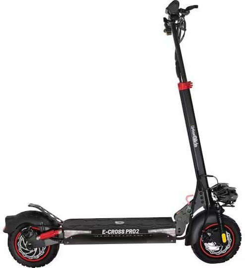 UrbanGlide Escooter Ecross Pro II 48V 800W Trotinetă Electrică cu Viteză Maximă 25km/h și Autonomie Maximă 50km în Culoare Neagră