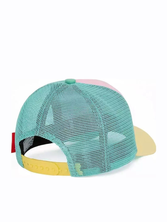 Hello Hossy Kids' Hat Jockey Fabric Multicolour