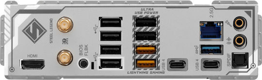 ASRock Steel Legend WiFi X870 Motherboard ATX με AMD AM5 Socket 90-MXBPJ0-A0UAYZ