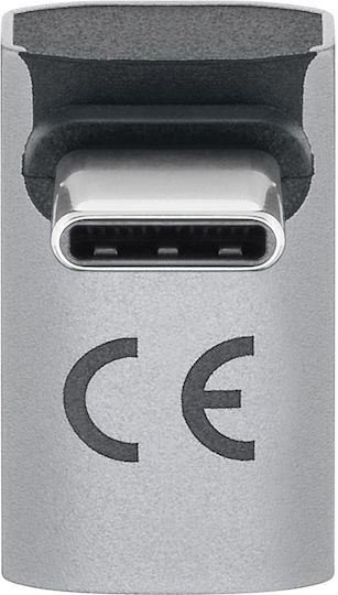 Goobay Convertor USB-C masculin în USB-C feminin Gri 1buc 74442
