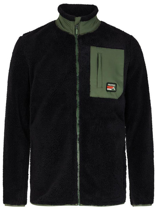 Herren Fleecejacke Schwarz