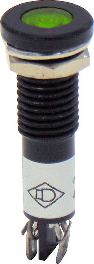 AD22C-12D XND LEDs Anzeigelampe 24V Grüne 1 Stück 02.011.0159