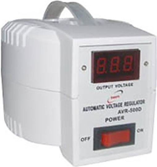 VMARK AVR-500D Compact Voltage Regulator Relay 500VA with 1 Socket Current