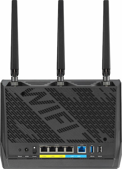 Asus RT-BE86U v1 Drahtlos Router Wi‑Fi 7 mit 5 Anschlüssen Ethernet