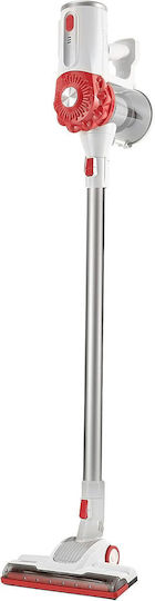 Zanussi ZHS-32802-RD Επαναφορτιζόμενη Σκούπα 2 σε 1 Stick & Χειρός 22.2V Κόκκινη/Ασημί