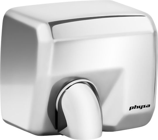 Automatic Wall-mounted Hand Dryer 2000w Silver Physa Vella Silver