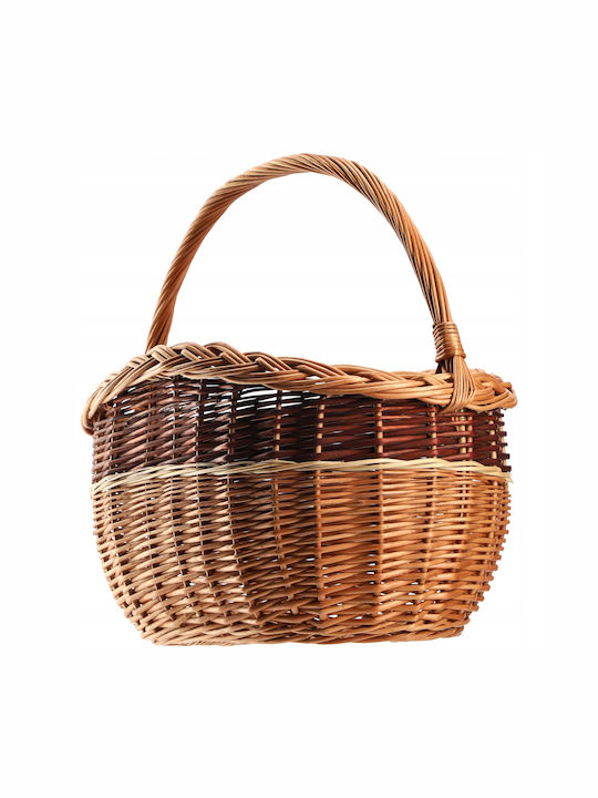 Kadax Decorative Basket Wicker Beige