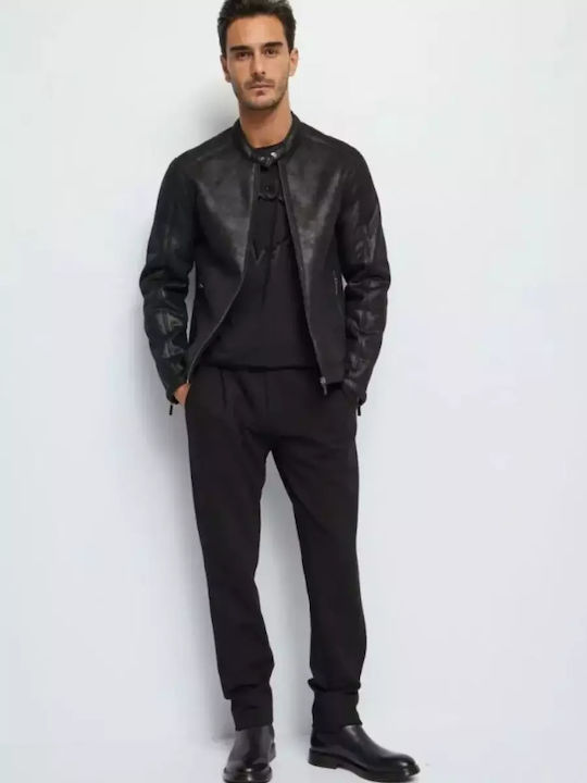 Langarmbluse Black