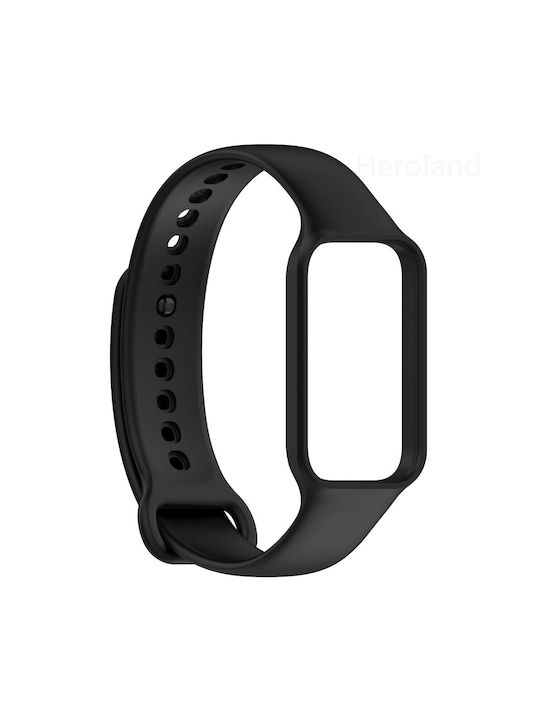 Best Accessories Strap Silicone Black Xiaomi Mi Band 8 Active Redmi Smart Band 2
