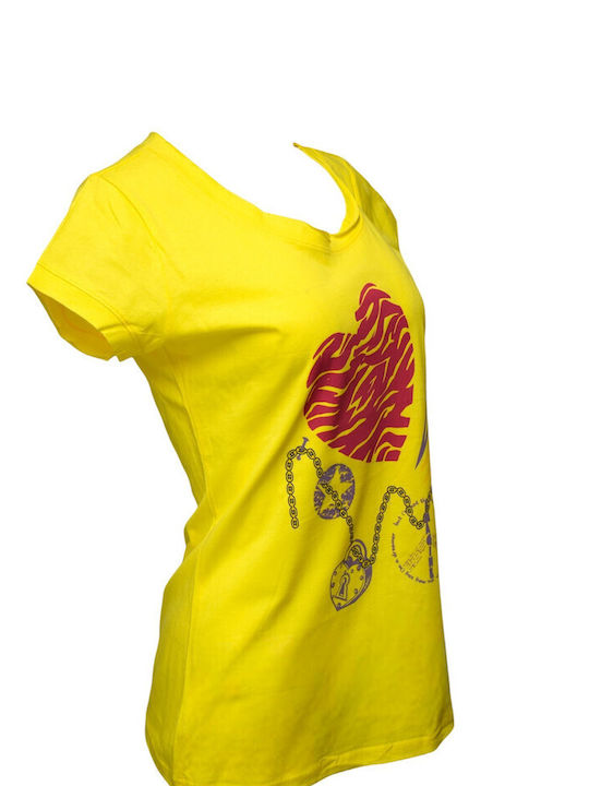 Bodymove T-Shirt Yellow with Print 617