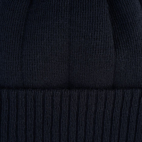 Beanie Männer Beanie Gestrickt in Marineblau Farbe